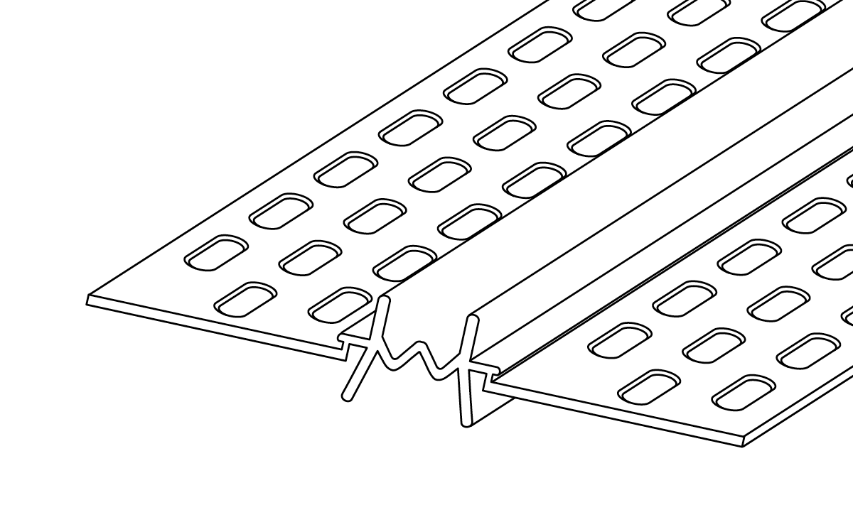 Hideaway Expansion Joint 3.0m Trim-Tex