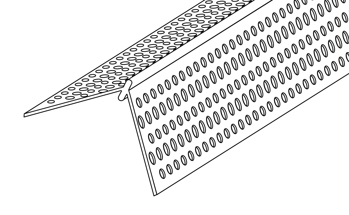 Rigid 90º Corner Bead 3.0m Trim-Tex
