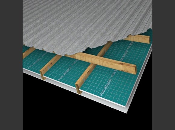 Foilboard Raked Ceiling