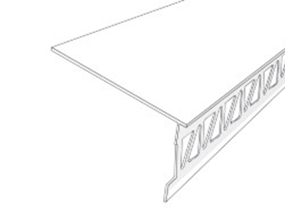 Render Window Trim 3000mm x 3.5mm x 60mm