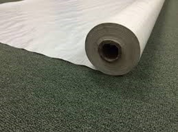 Woven Floor White Double Laminated 1.83m x 100m Roll